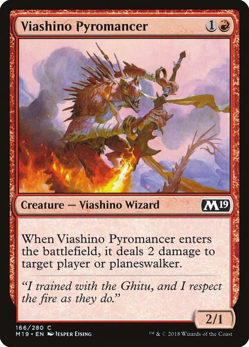 Viashino Pyromancer from Core Set 2019 (Common)