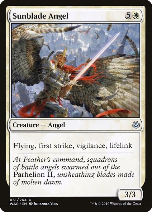 Sunblade Angel from War of the Spark (Uncommon)
