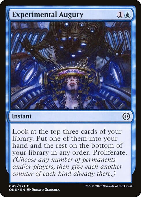 Experimental Augury from Phyrexia: All Will Be One (Common)