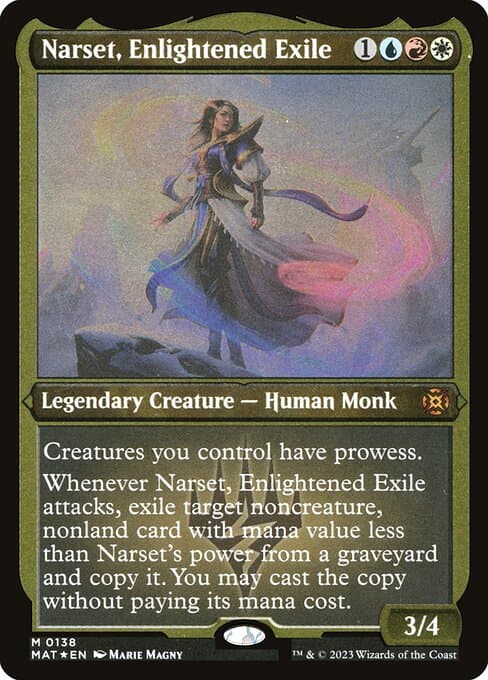 Narset, Enlightened Exile from March of the Machine: The Aftermath (Mythic)