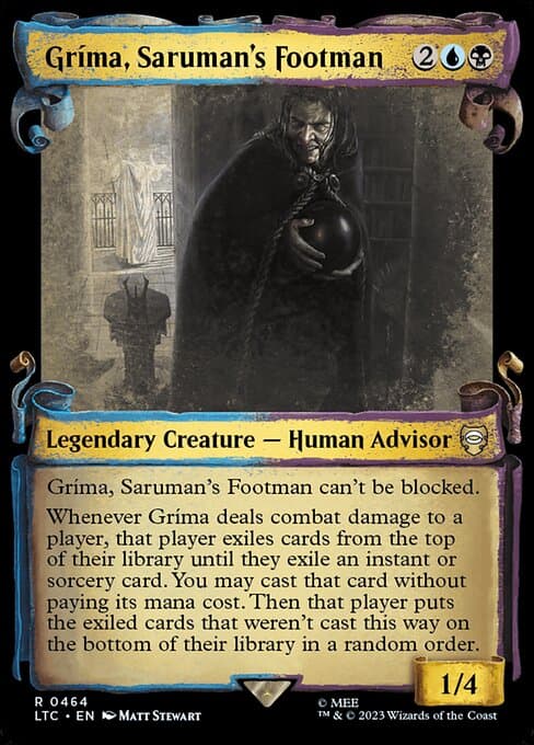 Gríma, Saruman's Footman from Tales of Middle-earth Commander (Rare)