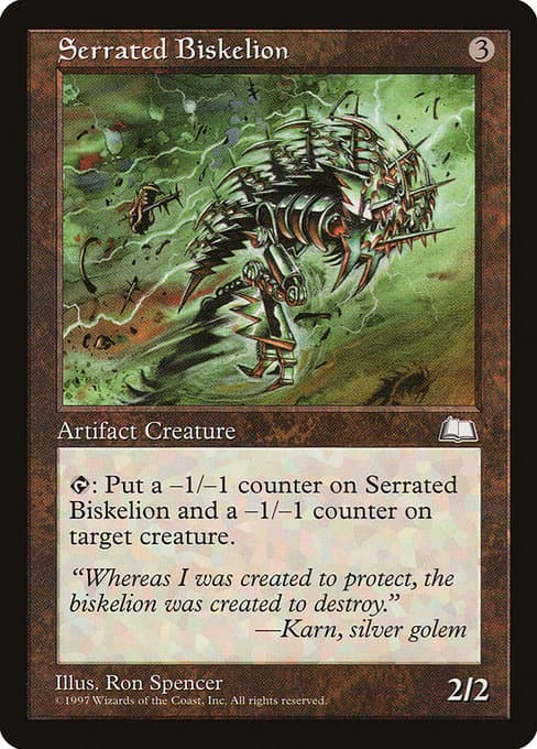 Serrated Biskelion from Weatherlight (Uncommon)