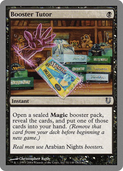 Booster Tutor from Unhinged (Uncommon)