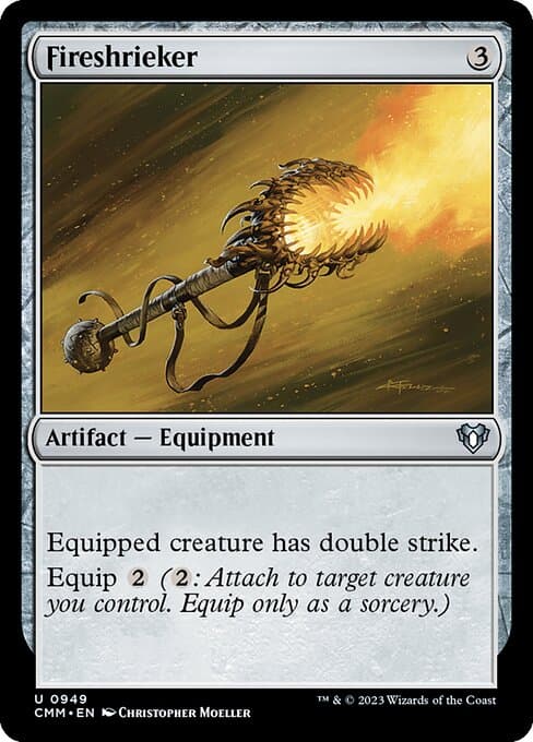 Fireshrieker from Commander Masters (Uncommon)