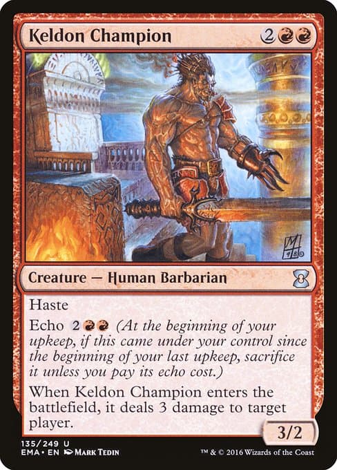Keldon Champion from Eternal Masters (Uncommon)
