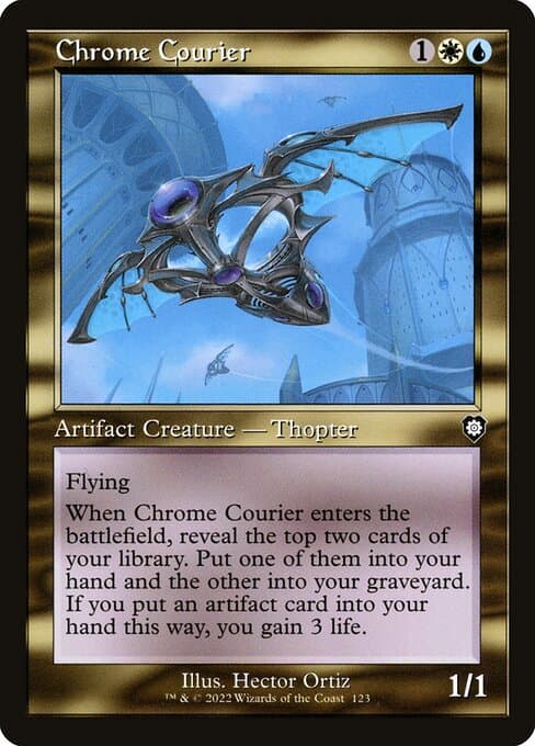 Chrome Courier from The Brothers' War Commander (Common)
