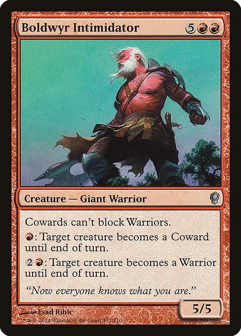 Boldwyr Intimidator from Conspiracy (Uncommon)