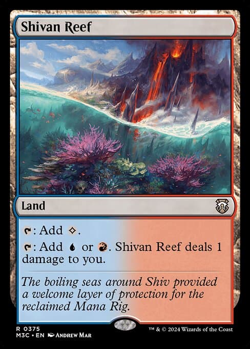 Shivan Reef from Modern Horizons 3 Commander (Rare)