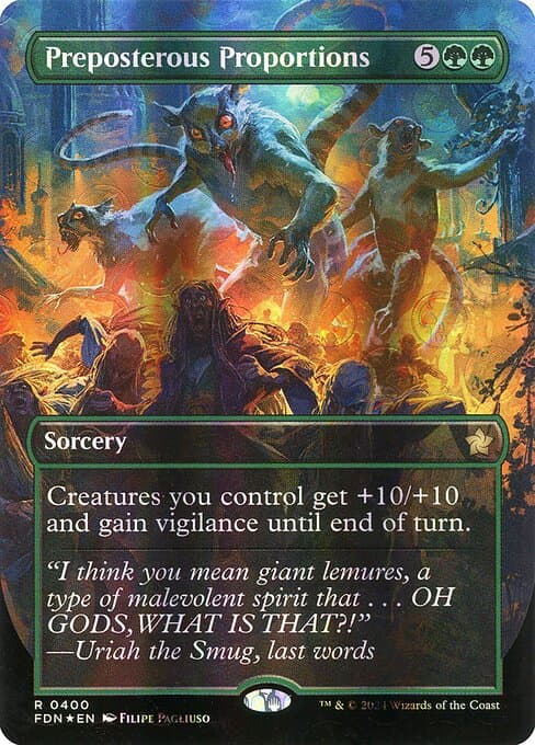 Preposterous Proportions from Foundations (Rare)