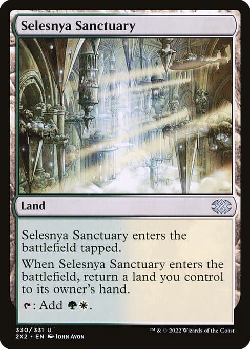 Selesnya Sanctuary from Double Masters 2022 (Uncommon)