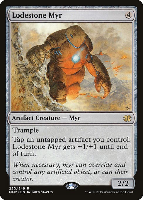 Lodestone Myr from Modern Masters 2015 (Rare)
