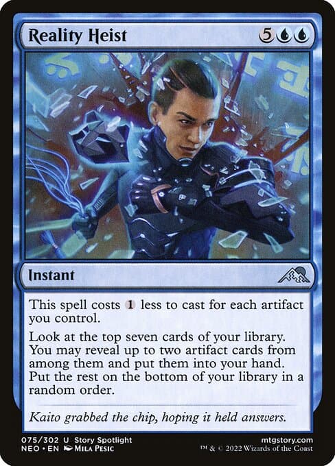 Reality Heist from Kamigawa: Neon Dynasty (Uncommon)