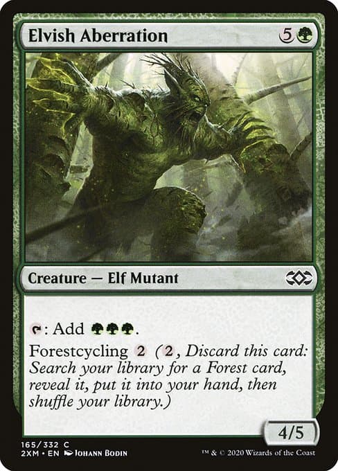 Elvish Aberration from Double Masters (Common)