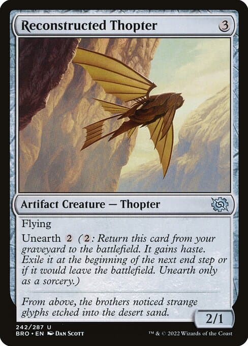 Reconstructed Thopter from The Brothers' War (Uncommon)