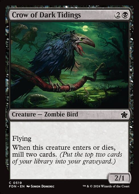 Crow of Dark Tidings from Foundations (Common)