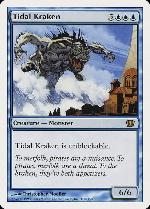 Tidal Kraken from Eighth Edition (Rare)