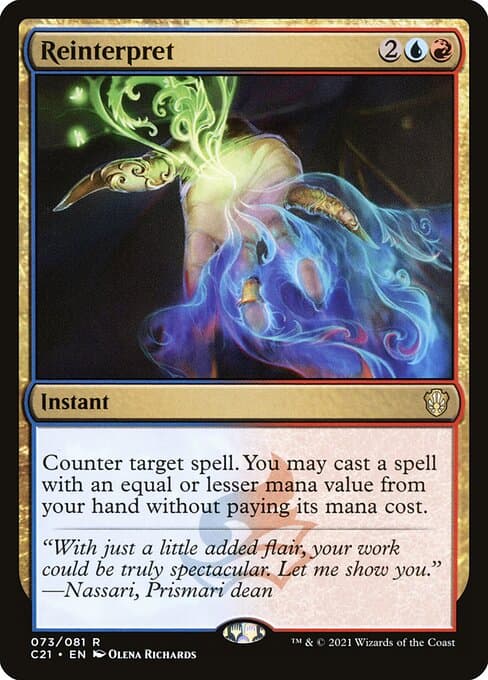Reinterpret from Commander 2021 (Rare)