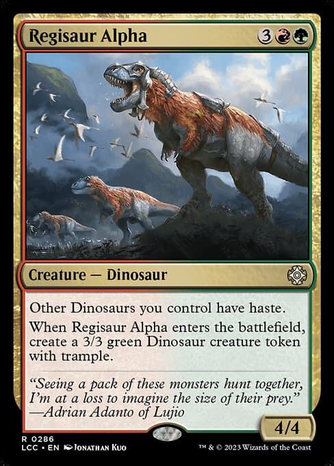 Regisaur Alpha from The Lost Caverns of Ixalan Commander (Rare)