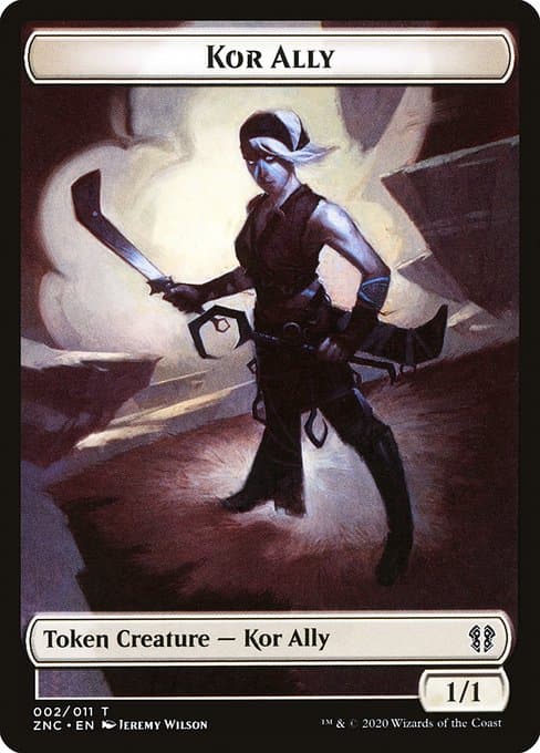 Kor Ally from Zendikar Rising Commander Tokens (Common)