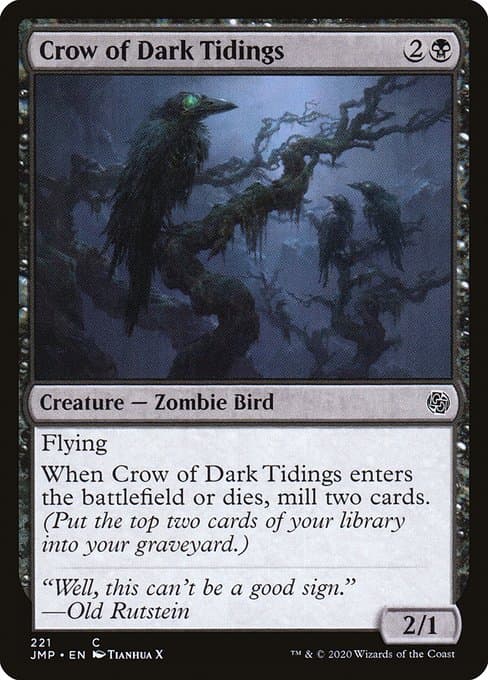 Crow of Dark Tidings from Jumpstart (Common)