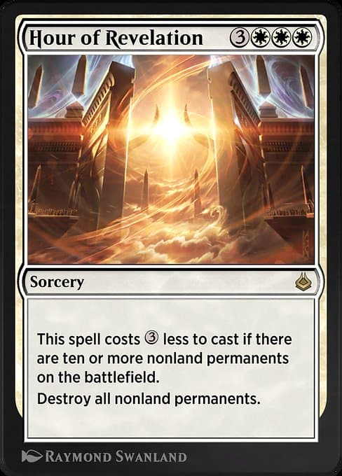 Hour of Revelation from Amonkhet Remastered (Rare)