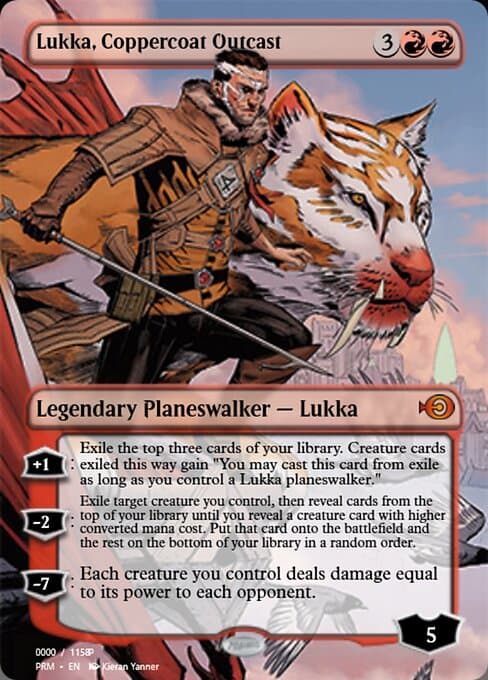 Lukka, Coppercoat Outcast from Magic Online Promos (Mythic)