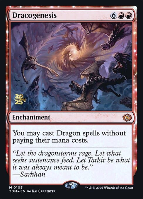 Dracogenesis from Tarkir: Dragonstorm Promos (Mythic)