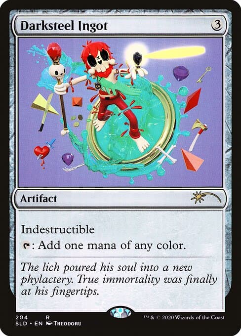 Darksteel Ingot from Secret Lair Drop (Rare)