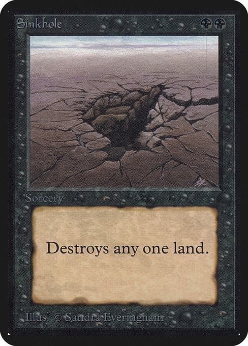 Sinkhole from Limited Edition Alpha (Common)