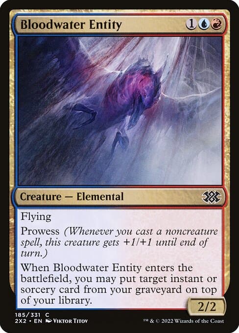 Bloodwater Entity from Double Masters 2022 (Common)