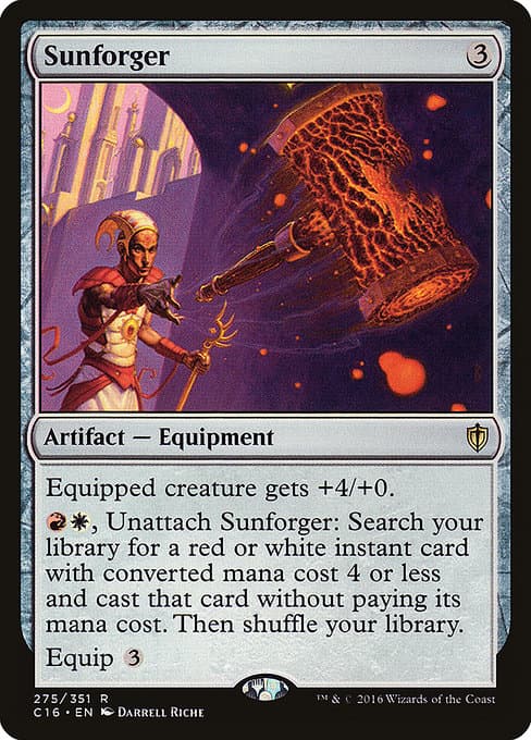 Sunforger from Commander 2016 (Rare)