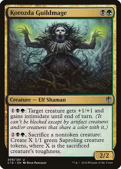 Korozda Guildmage from Commander 2016 (Uncommon)