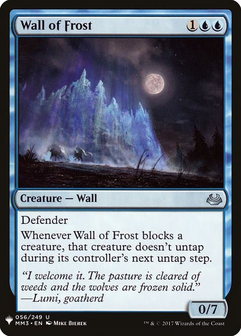 Wall of Frost from The List (Uncommon)