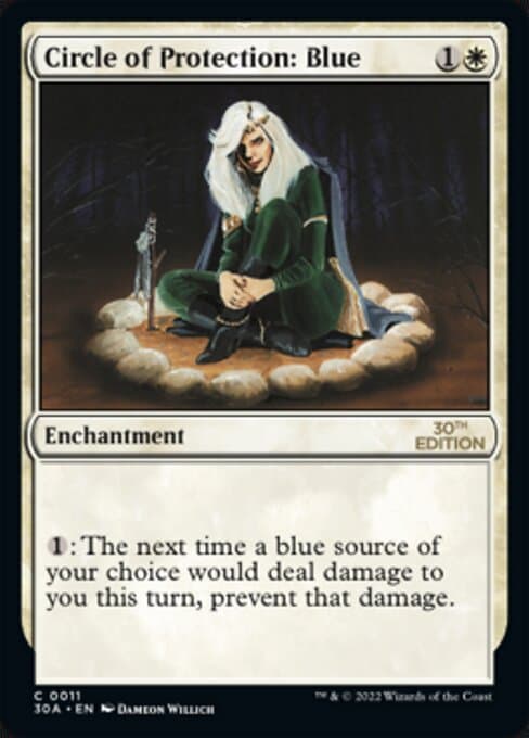 Circle of Protection: Blue from 30th Anniversary Edition (Common)