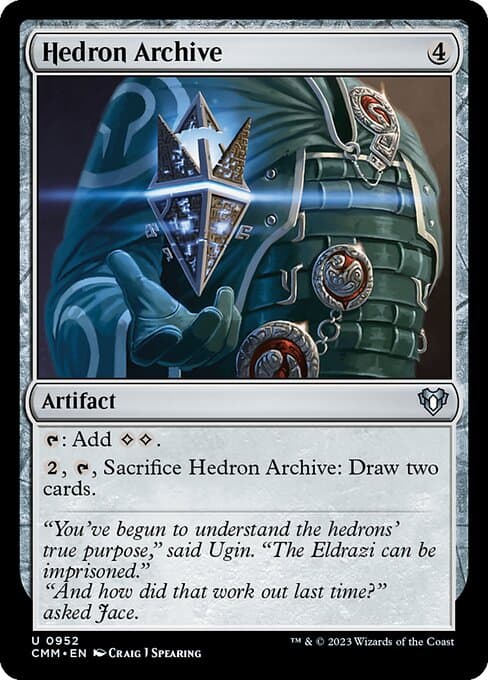 Hedron Archive from Commander Masters (Uncommon)