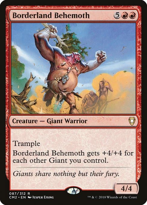 Borderland Behemoth from Commander Anthology Volume II (Rare)