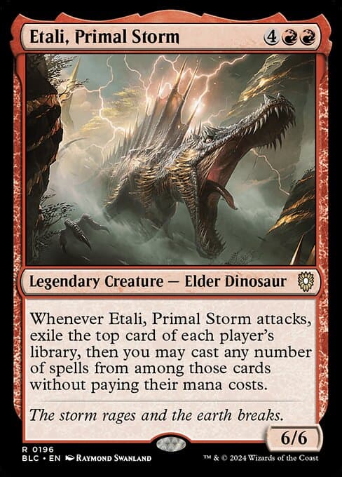 Etali, Primal Storm from Bloomburrow Commander (Rare)