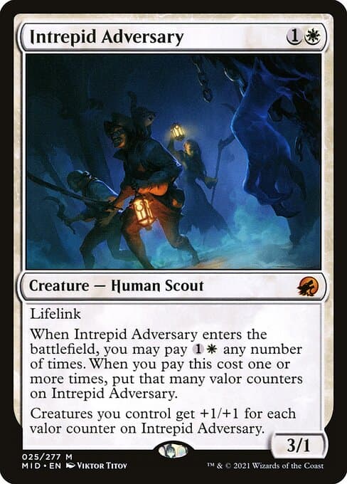 Intrepid Adversary from Innistrad: Midnight Hunt (Mythic)
