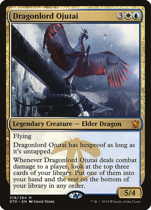 Dragonlord Ojutai from Dragons of Tarkir (Mythic)