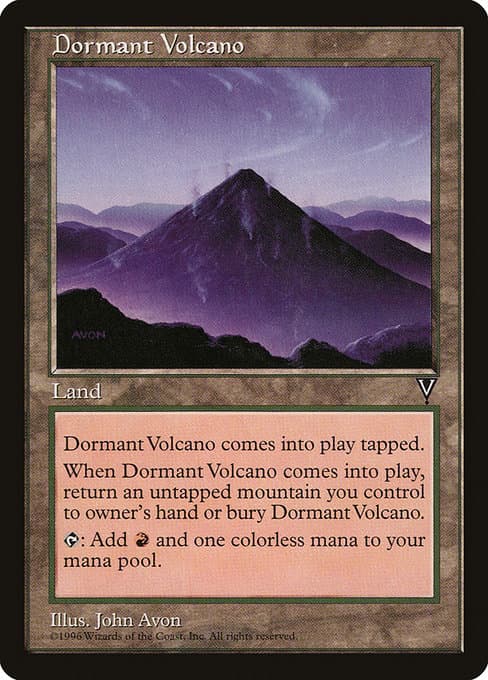 Dormant Volcano from Visions (Uncommon)