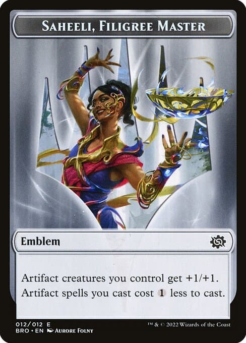 Saheeli, Filigree Master Emblem (Common)