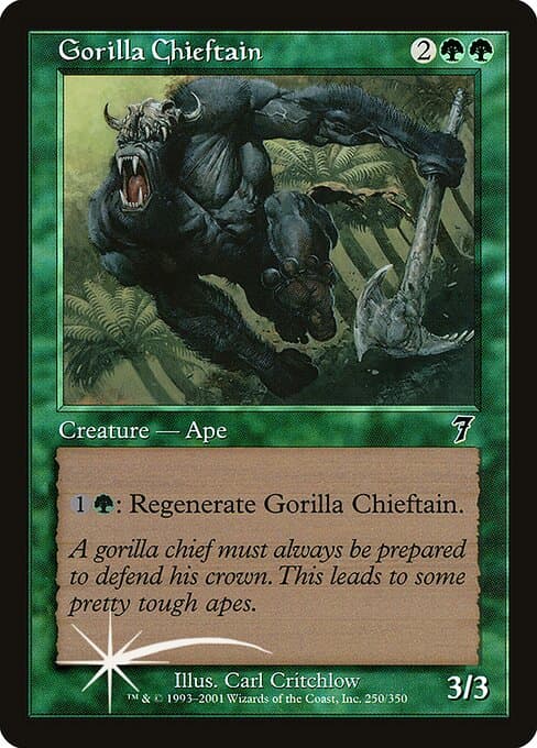 Gorilla Chieftain from Seventh Edition (Common)