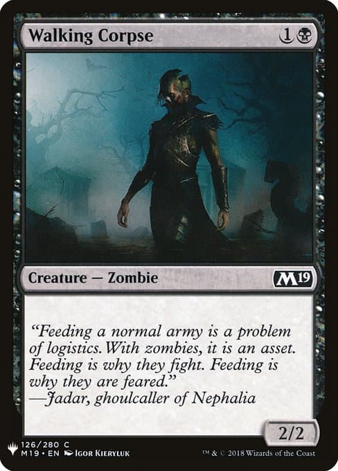 Walking Corpse from The List (Common)