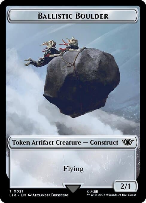 Ballistic Boulder from Tales of Middle-earth Tokens (Common)
