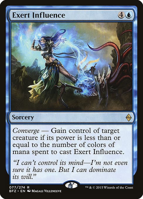 Exert Influence from Battle for Zendikar (Rare)