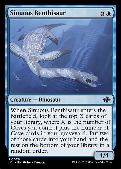 Sinuous Benthisaur from The Lost Caverns of Ixalan (Uncommon)