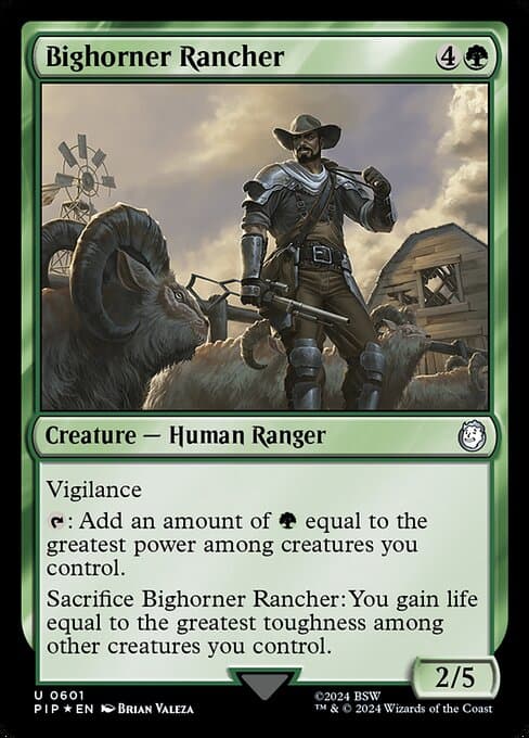 Bighorner Rancher from Fallout (Uncommon)