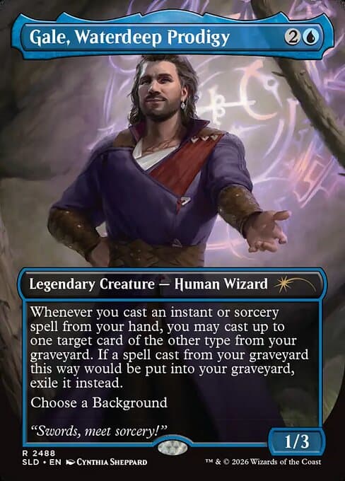 Gale, Waterdeep Prodigy from Secret Lair Drop (Rare)