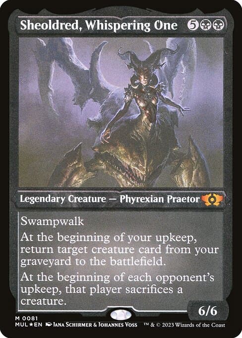 Sheoldred, Whispering One from Multiverse Legends (Mythic)