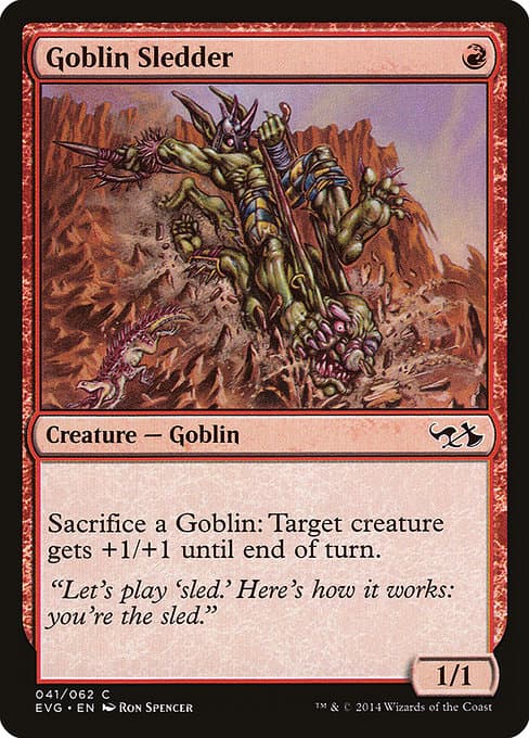 Goblin Sledder from Duel Decks Anthology: Elves vs. Goblins (Common)